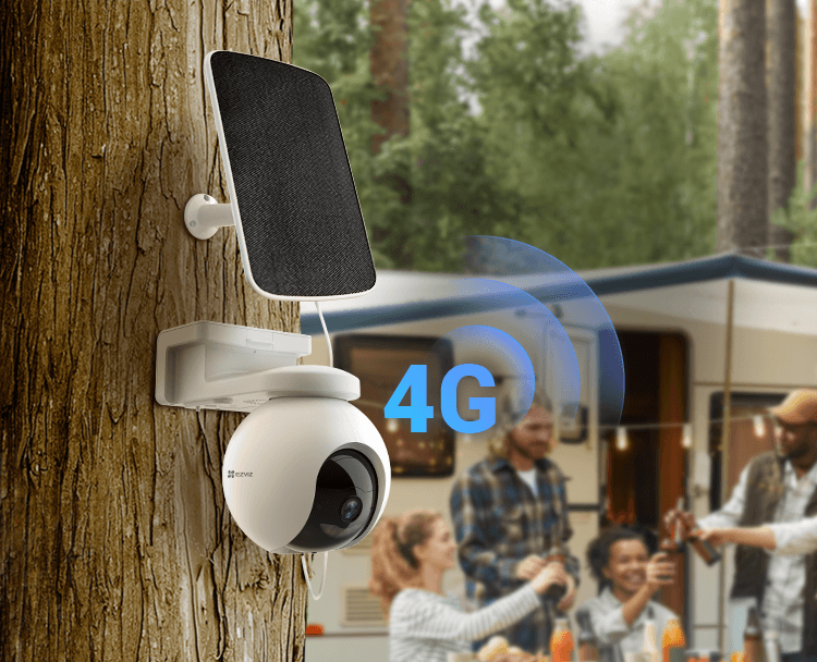 CS-EB8 (دقة 2K) - كاميرا مراقبة "خارجية" متحركة تعمل بشريحة البيانات (4G) والبطارية