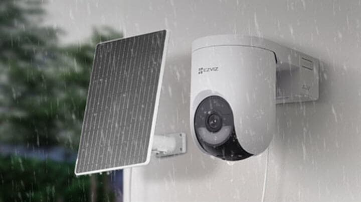 CS-HB8c/SP (دقة 4MP) - كاميرا مراقبة "خارجية" متحركة لاسلكية تعمل بالطاقة الشمسية