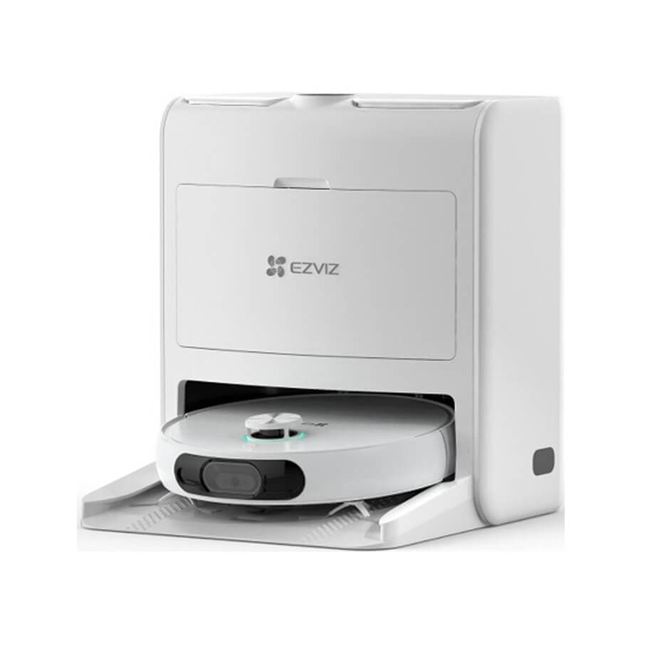 EZVIZ RS2 - الروبوت الذكي (2 في 1) للكنس والمسح مع قاعدة التنظيف الذاتي الكاملة