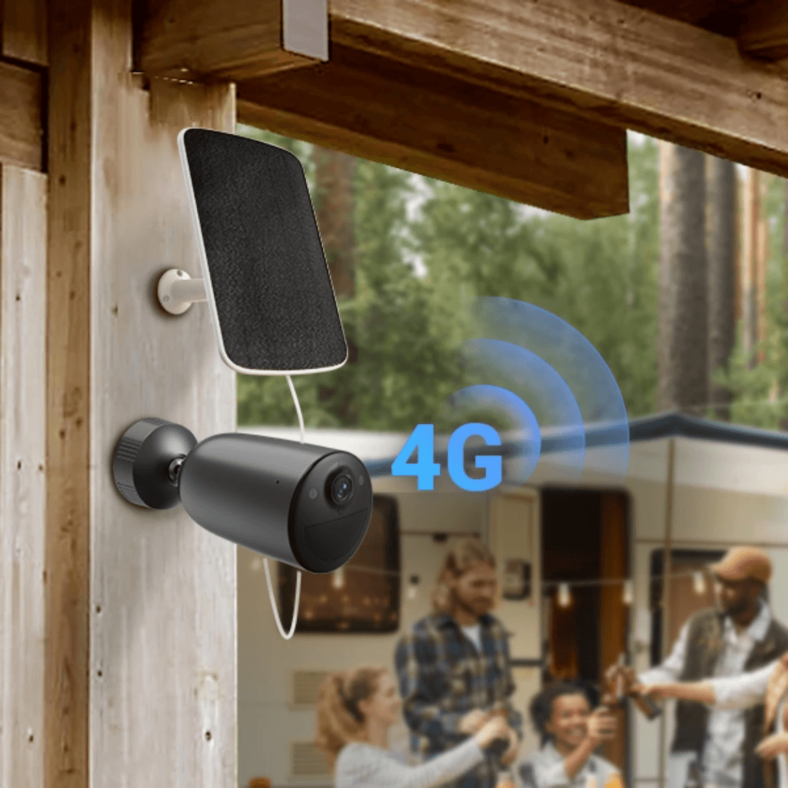 CS-EB3 4G (دقة 3MP) - كاميرا مراقبة "خارجية" لاسلكية تعمل بشريحة البيانات والبطارية